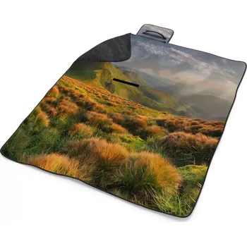 deka Sablio Plážová deka Travnatá krajina: 200x140 cm