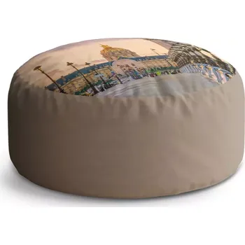 Taburet Sablio Kulatý taburet Circle Paříž Elysejský palác: 38x48 cm - Sablio