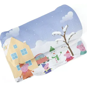 deka Deka Prasátko Pepina Zima - Sablio - 150x120 cm