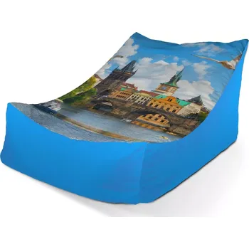 Sedací pytel Sedací vak Lounge Praha Karlův most 2 - Sablio - 80 x 95 x 50 cm