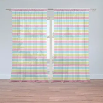 Záclona Sablio Záclony Proužky: 2 ks - 150x250 cm - Sablio