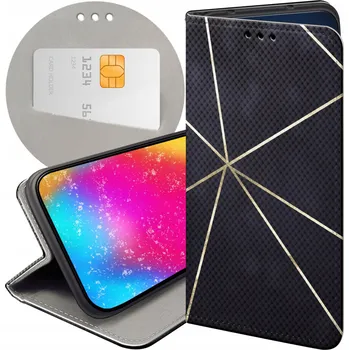 Pouzdro na mobilní telefon Flipové pouzdro Hello Case černé pro iPhone 7/8/SE s tlumením nárazů