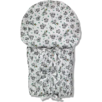 Dětské zboží ESITO Klasická zavinovačka obdélníková 112 x 38 cm bílá/koala