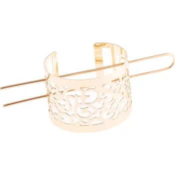 Ozdoba do vlasů Minimalistická květinová jehlice do vlasů | ozdoba do vlasů, šperky do vlasů - H058-zlatá