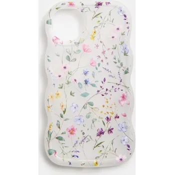 Pouzdro na mobilní telefon Sinsay - Pouzdro na iPhone 11/XR s vlnitými okraji a květinovým motivem - vícebarevná - 196HJ-MLC - 196HJ-MLC-ONE