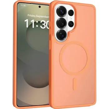 Pouzdro na mobilní telefon JP MagFit Colour MagSafe obal s N52 magnetem, Samsung Galaxy S26 Ultra, oranžový