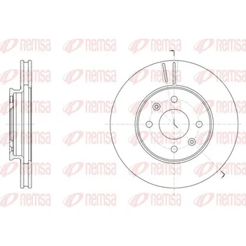 Brzdový kotouč Brzdový kotouč REMSA 61784.10