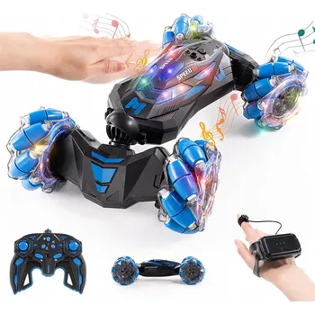 autíčko SAMOCHÓD KASKADERSKI 4WD S OTOČENÍM O 360° A ZVUKOVÝMI EFEKTY