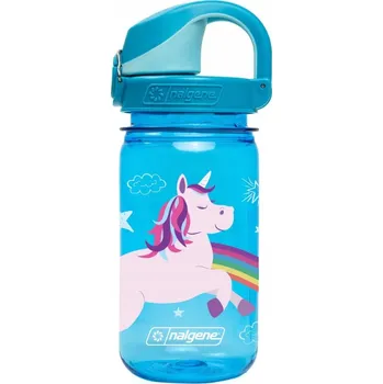Nalgene láhev na vodu lahev na pití pro děti OTF Kids Unicorn 350 ml modrá