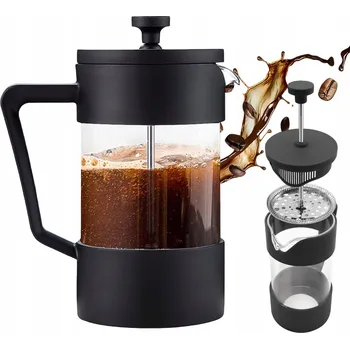 Kávovar LOUHOVAČ ČAJE BYLINEK KÁVOVAR SKLENĚNÁ KONVICE 1L