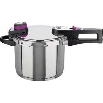 Tlakový hrnec GSW Tlakový hrnec System Plus s napařovací vložkou, 6 l