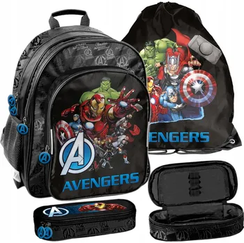 Školní batoh Školní batoh batoh pro chlapce 1-3. třída Marvel Avengers Paso sada