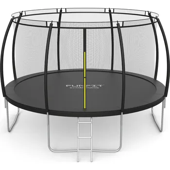 Trampolína Zahradní trampolína pro děti 404 cm s vnější sítí a žebříkem