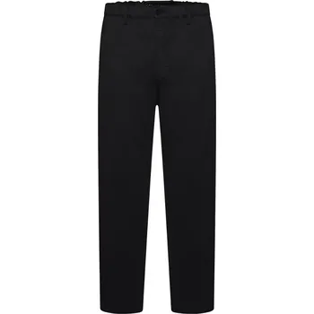 Velké pánské jeansové kalhoty se strečem guma v pase Kam 241 černý (3XL)