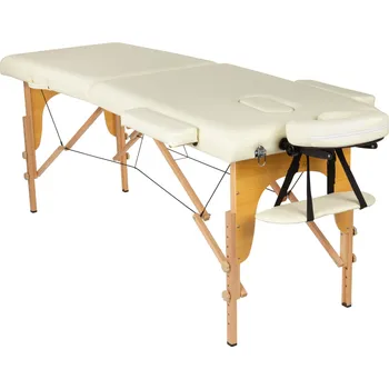 Masáž Stůl. masážní lehátko 2-segmentové dřevěné XXL