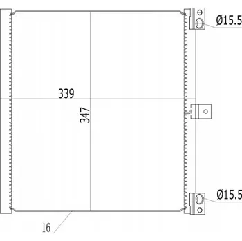 Výparník klimatizace Hart 636 973 Kondenzátor klimatizace