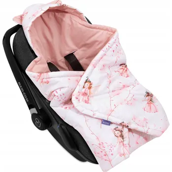 Zavinovačka DEKA DO AUTOSEDAČKY NOSÍTKA ZAVINOVAČKA S KAPUCÍ PRO MIMINKA BAVLNA JUKKI