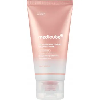 Pleťová maska MEDICUBE COLLAGEN MILK TONING WRAPPING MASK 75 ML TONIZUJÍCÍ KOLAGENOVÁ MLÉČNÁ MASKA