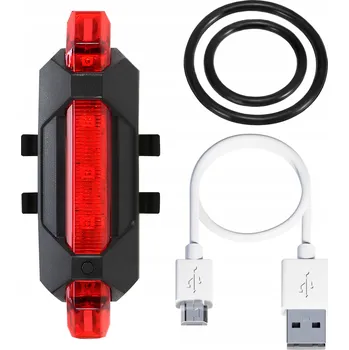 Cyklosvítilna ZADNÍ SVĚTLO NA KOLO LED SILNÉ SVĚTLO 4 REŽIMY