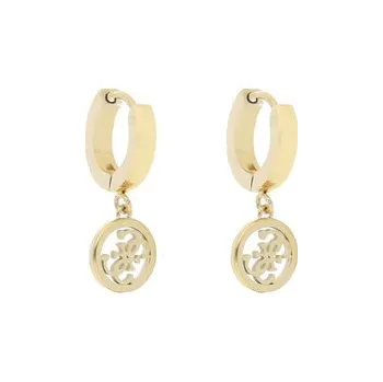 Náušnice Naušnice Guess Huggie Me JUBE03 147JW Žluté zlacení OS