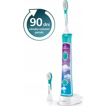 Elektrický zubní kartáček Philips Sonicare Kids sonický kartáček pro děti modrý HX6322/04