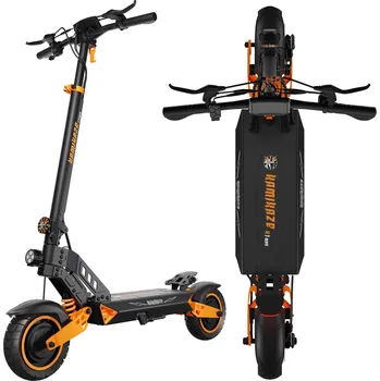 Elektrokoloběžka KAMIKAZE Skládací elektrická koloběžka Kamikaze K1 Max NO SIZE ČERNÁ