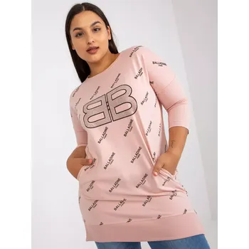 Dámská košile Halenka RV BZ 7036.02P světle růžová jedna velikost