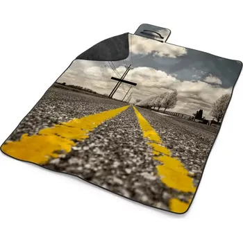 deka Sablio Plážová deka Cesta: 200x140 cm