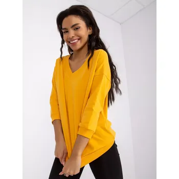 Dámský svetr Halenka RV BZ 7542.41X světle oranžová L/XL