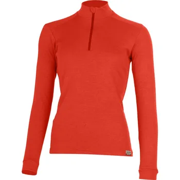 Dámská mikina Lasting dámská merino mikina BESA hořčicová - Červená 3733 / XL / Červená