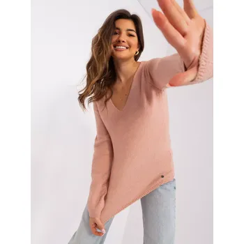 Dámský svetr Jumper D93110W90652B3VEN světle růžový XS