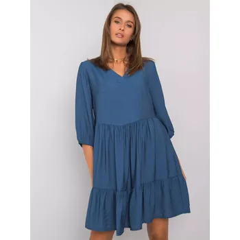 Dámské šaty Šaty EM SK 004.06 tmavě modrá S/M