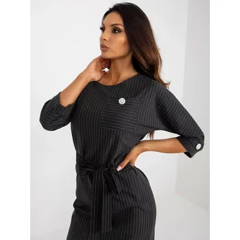 Dámské šaty Dámské šaty LK SK 507724 tmavě šedé 40