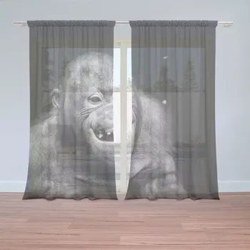 Záclona Sablio Záclony Orangutan: 2 ks - 150x250 cm - Sablio
