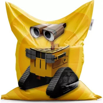Sedací pytel Sablio Sedací vak Classic Wall-E robot Žlutý - 200x140 cm