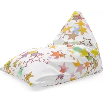 Sedací pytel Sablio Sedací vak Triangl Hvězdičky: 120 x 100 x 100 cm - Sablio