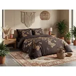 Povlečení z mikrovlákna AURELIS tmavě hnědé Rozměr povlečení: 2 ks 70 x 80 cm | 160 x 200 cm