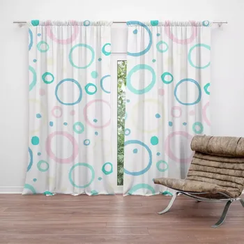 Závěs Sablio Závěsy Bublifuk: 2 ks - 140x250 cm - Sablio