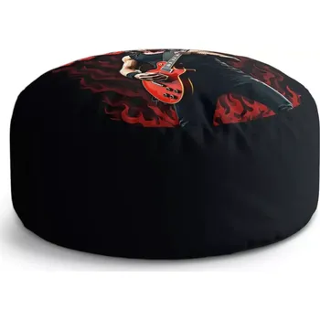 Taburet Sablio Taburet Circle ACDC Kytarista: 38x48 cm