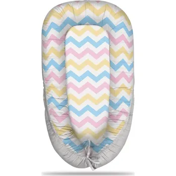 Hnízdečko pro miminko Sablio Hnízdečko pro miminko Tříbarevné klikyháky