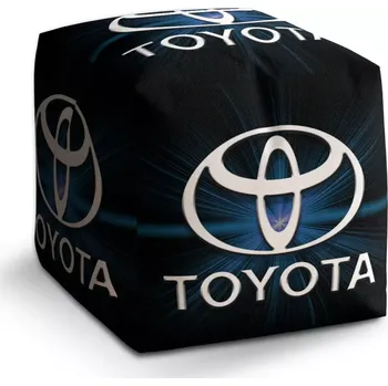 Taburet Sablio Taburet Cube Toyota Blue Glow: 40x40x40 cm