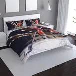 Saténové povlečení Lední hokej - Sablio - 140x220 / 90x70