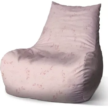 Sedací pytel Sedací vak Bean Růžové lístky - Sablio - 100 x 90 x 45 cm