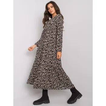 Dámské šaty Šaty D73771M30225A1EN černá béžová XS