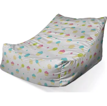 Sedací pytel Sedací vak Lounge Zmrzlinky s muffiny - Sablio - 80 x 95 x 50 cm