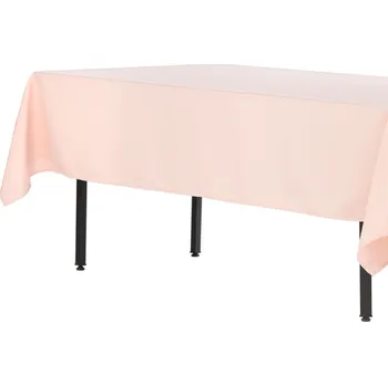 ubrus Barva pudrově růžová Materiál polyester 180g Materiál odolný proti skvrnám Velikost 280x170 cm Důležité: Ubrus je ušitý z jednoho kusu látky , nemá žádné prošití.