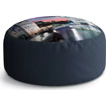 Taburet Sablio Kulatý taburet Circle Tower Bridge: 38x48 cm - Sablio