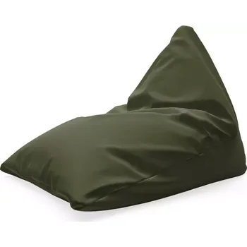 Sedací pytel Sablio Sedací vak Triangl Olivově zelená: 120 x 100 x 100 cm - Sablio