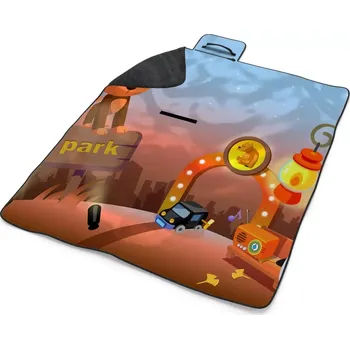 deka Sablio Plážová deka Dětský motiv 4: 200x140 cm