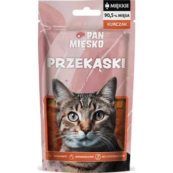 Pamlsek pro kočku Pan Mięsko Pamlsek pro kočky Pochoutky Kuřecí 50g